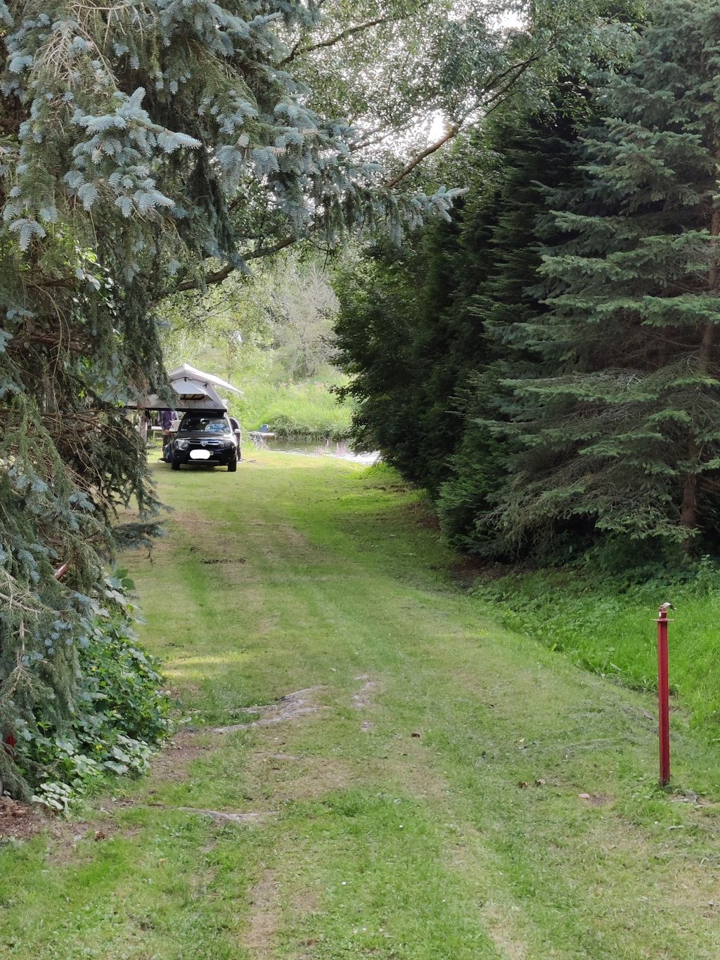 Camping en el Grenzufer / a orillas del Werra