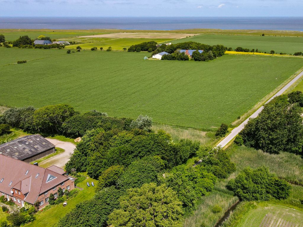 Farm garden on the North Sea island of Pellworm