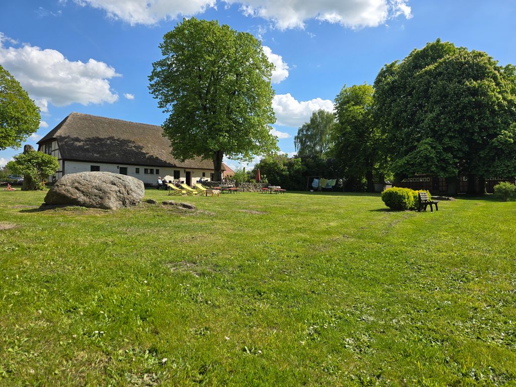 Ein Platz zum Rasten im Parkland Mecklenburgs