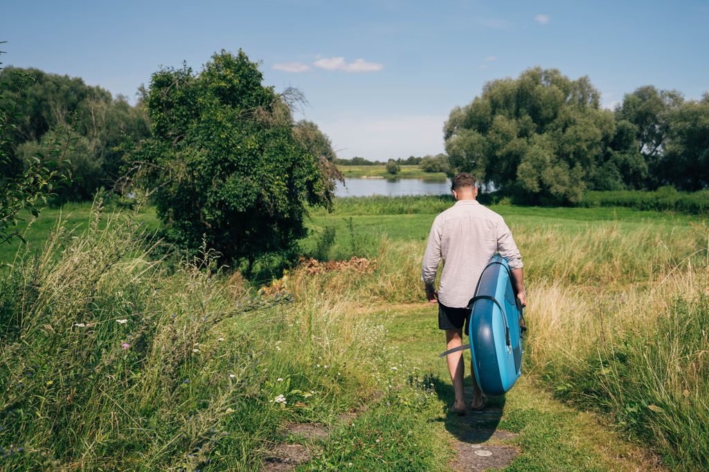 Camping on the Elbe with access to the Elbe beach