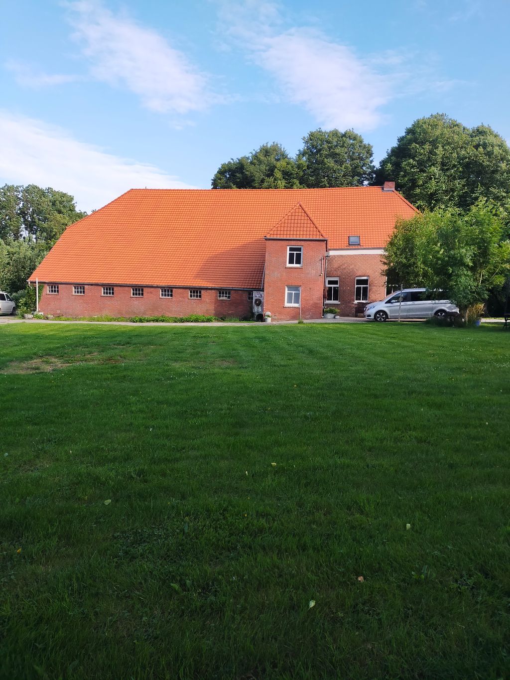 Pitch at the historic farm in East Frisia