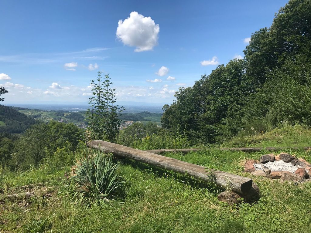Piazzola con vista magnifica a 550 metri sul livello del mare