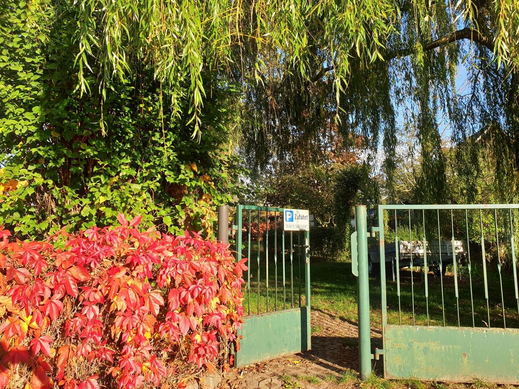 Idylle dans le jardin familial au bord du lac Ruppin