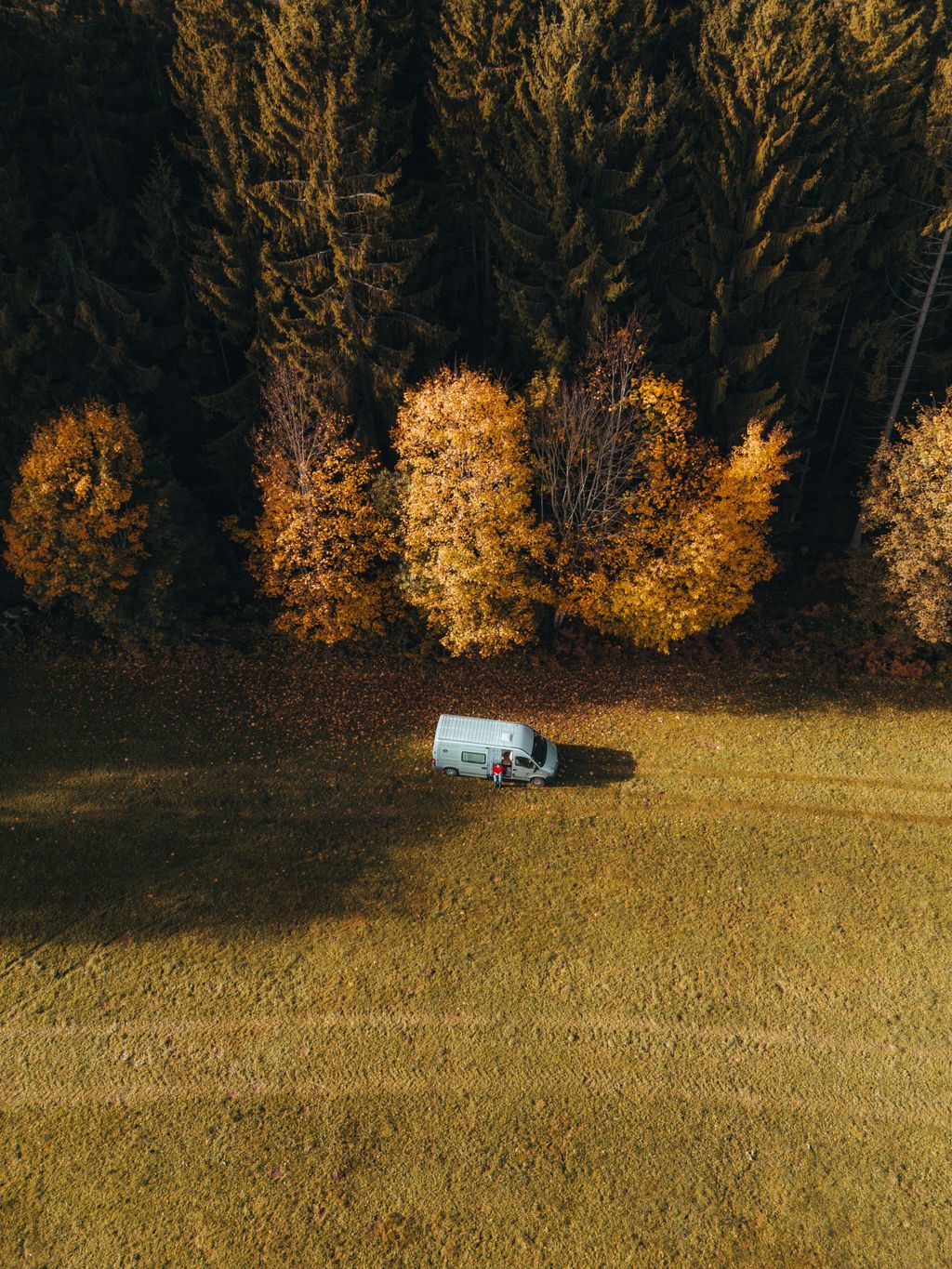 Time out in the Bavarian Forest mountains in solitary location