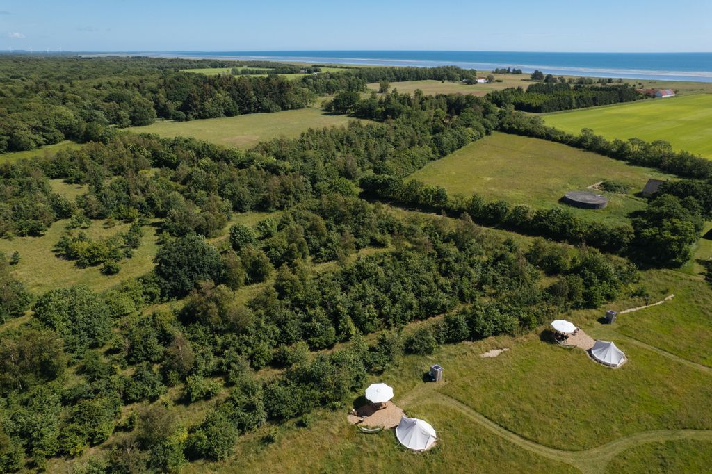 Glampingzelt mit Sauna am Meer