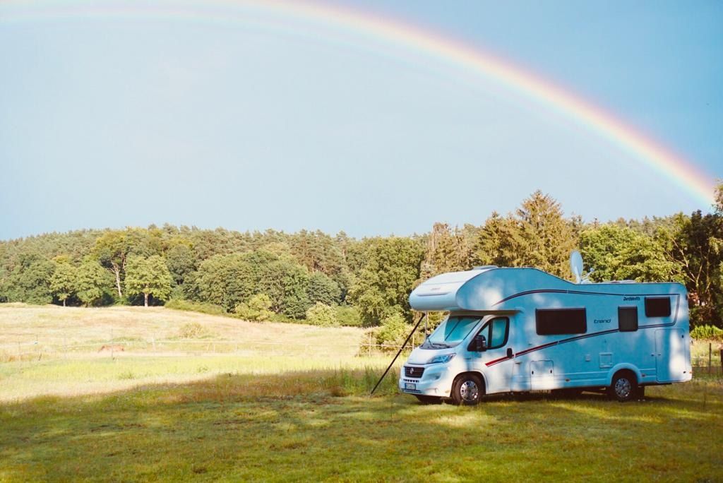 Pure nature surrounded by forests and meadows