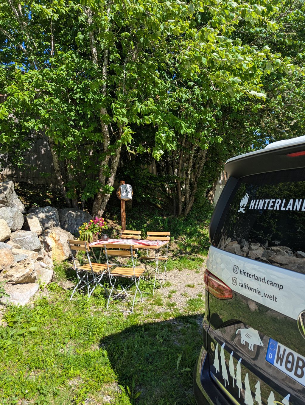 Stellplatz an der Eselweide auf dem Bio-Bauernhof