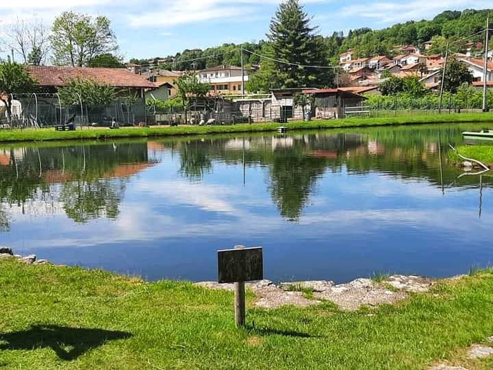Punto sosta in fattoria nelle Prealpi