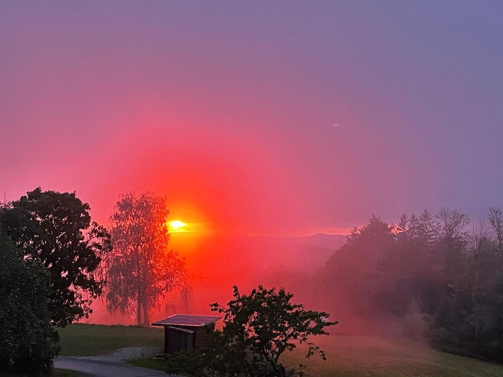 Blick in die Ferne im Bayerischen Wald