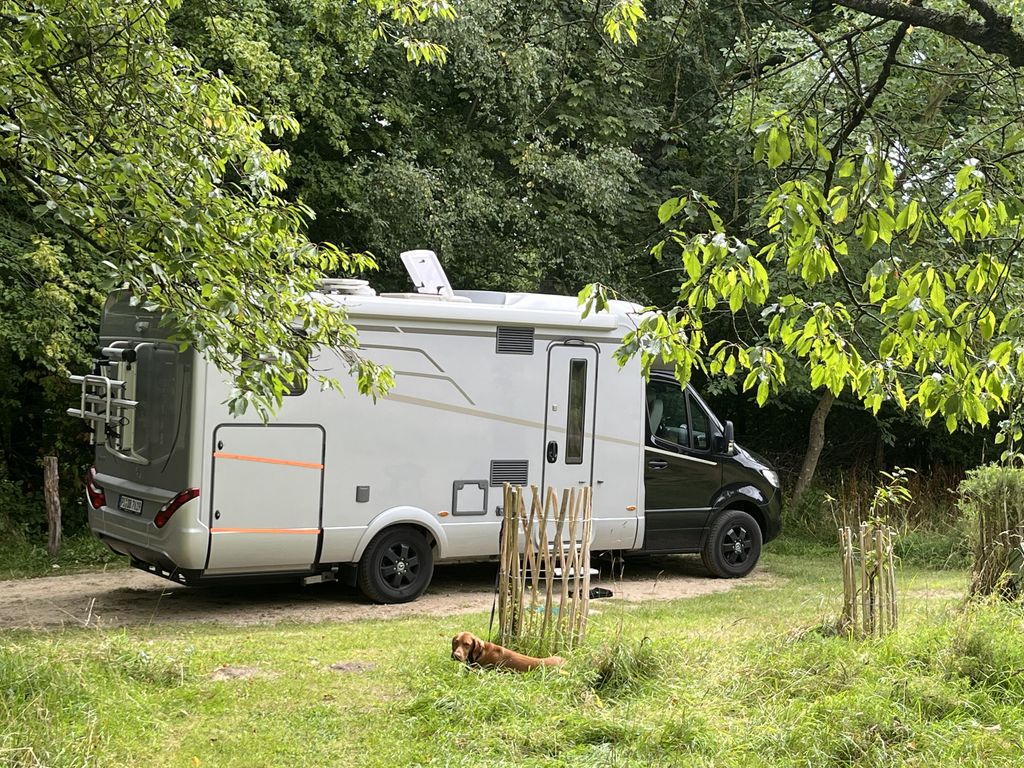 Stellpplatz 2 im Sommer