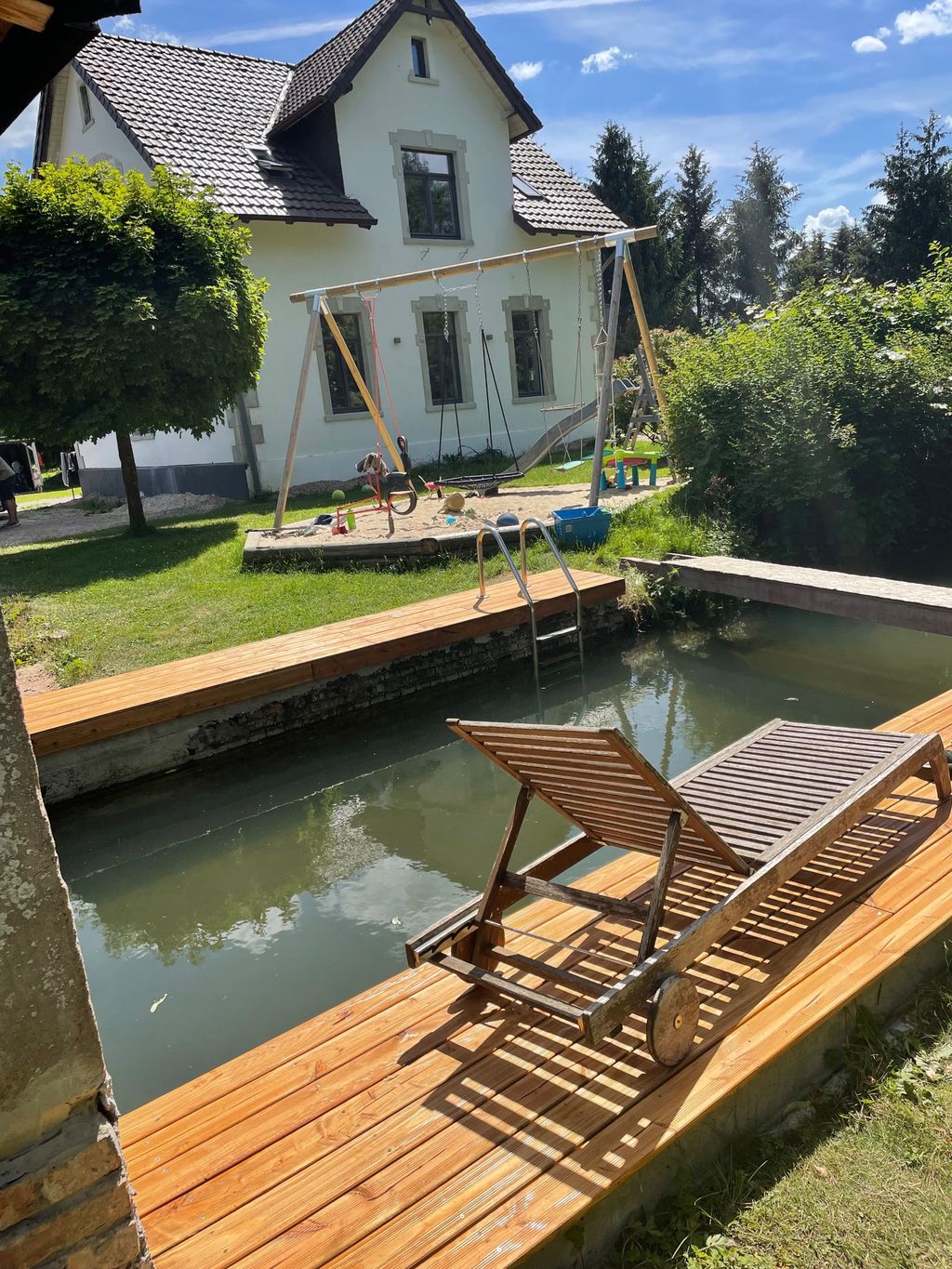Stellplätze im Weserbergland mit Naturpool(kalt)