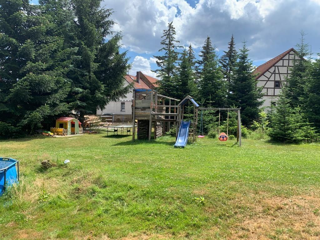 Family friendly nature vacation in the greenery by the forest