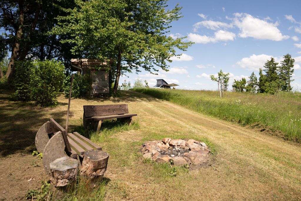 Large orchard meadow in the Weserberg(hinter)land