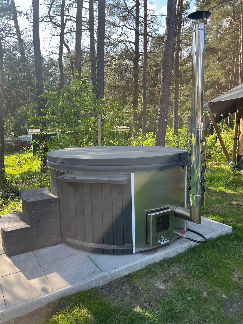 Tenda glamping Family-Lodge nella Landa di Luneburgo