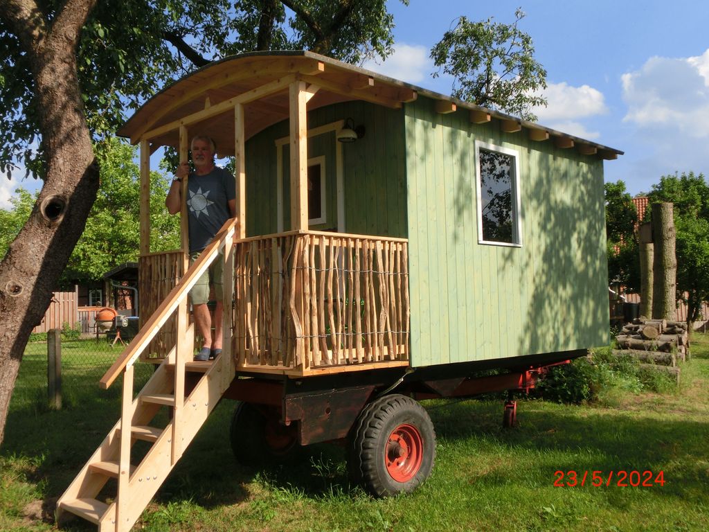 Kleiner Schäferwagen im nördlichen Wendland