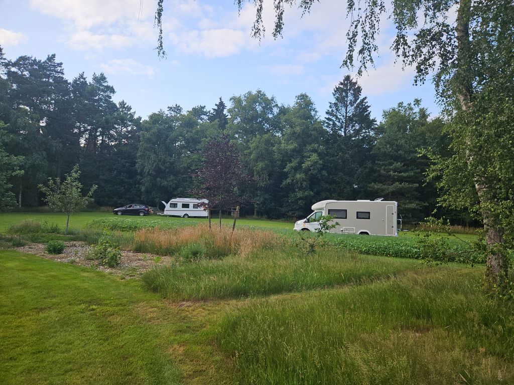 Idyllischer Stellplatz am Birkensee Lünebg. Heide