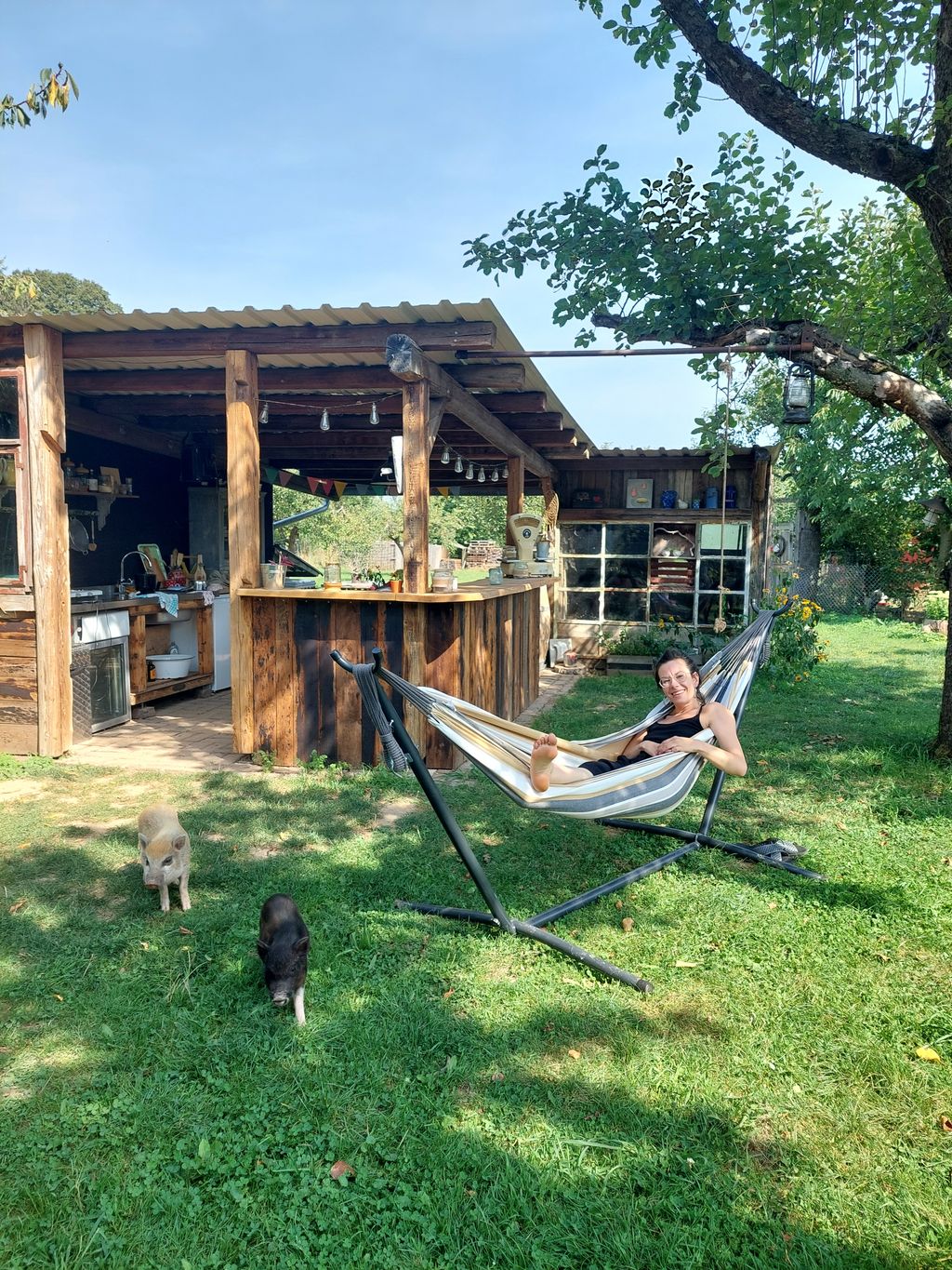 Villa Wölkchen -Zelten auf der Streuobstwiese