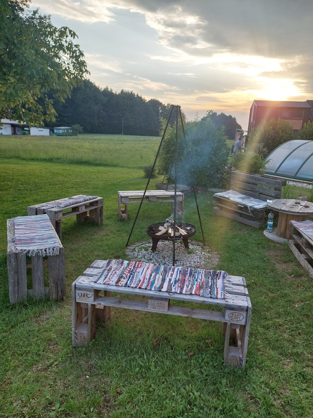 Retro Camping Feeling am Bauernhof nähe Attersee
