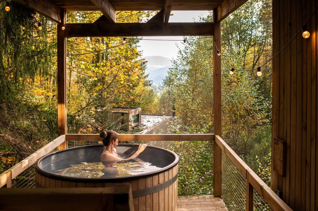 Große Hütte mit Hot Tub & Komfort pur