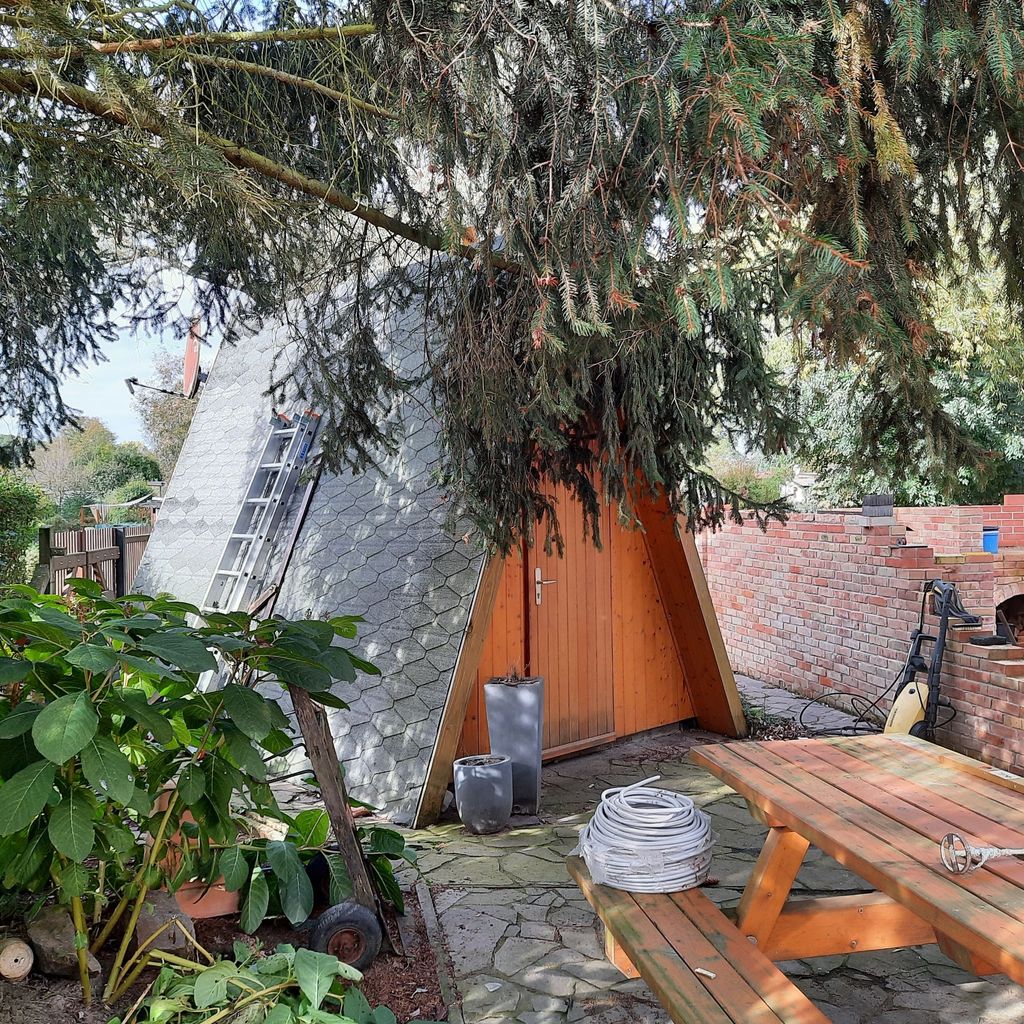 Finnhütte im Leipziger Neuseenland Einzelplatz
