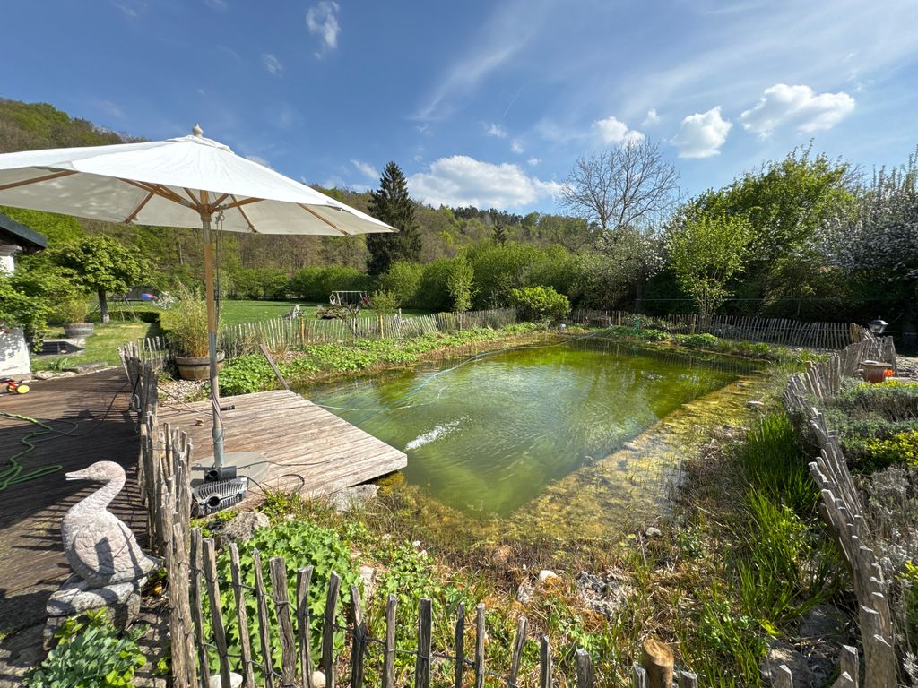 Large tent meadow + natural pool in the beautiful Altmühltal valley