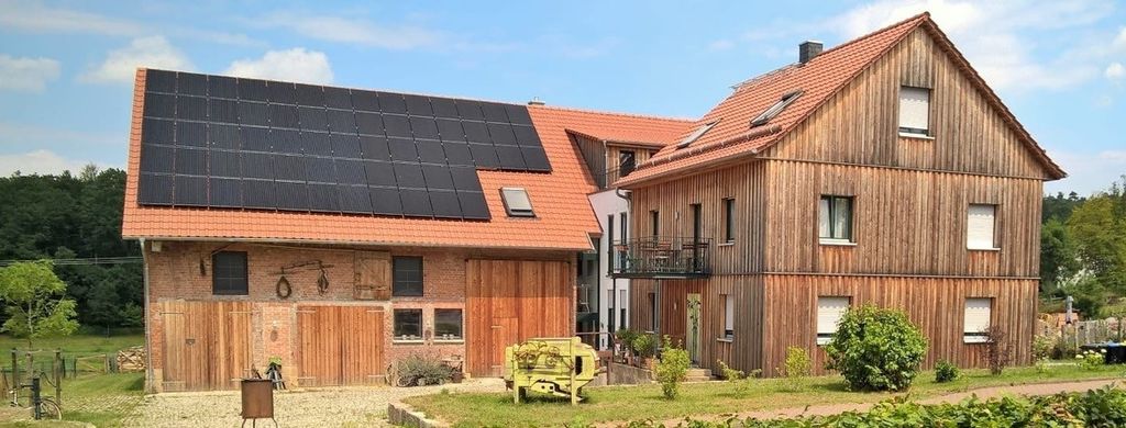 Rhön Nature Campsite: Orchard at the edge of the forest