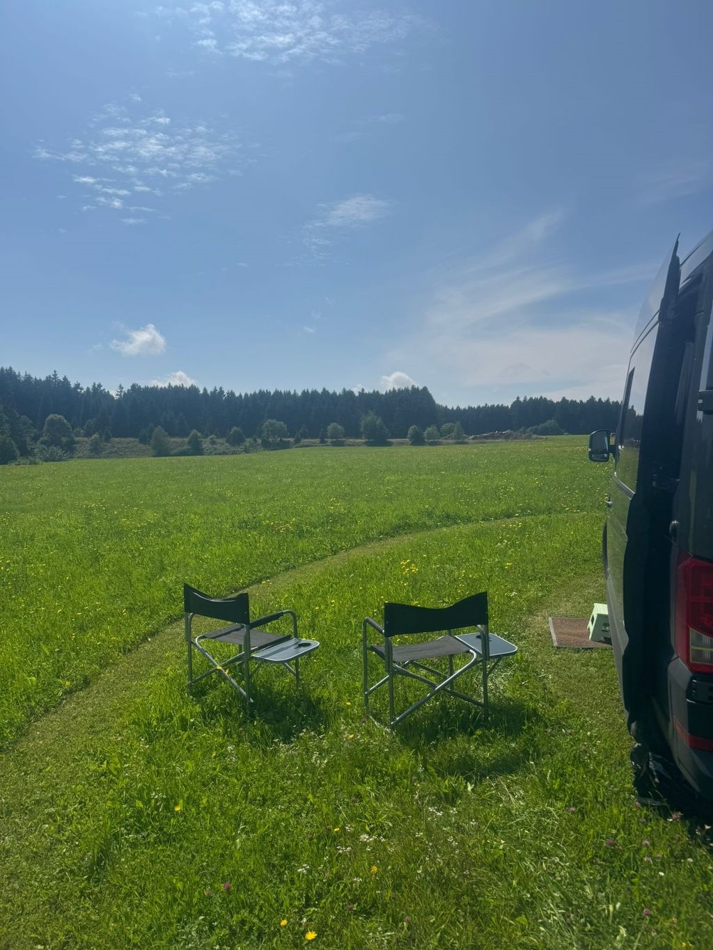Camping auf der Alm und am Bach auf 800 Höhenmeter