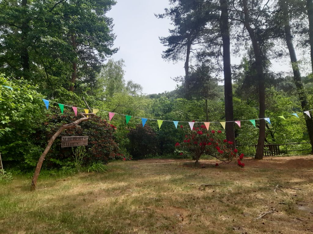 Zeltwiese am Malerweg im Elbsandsteingebirge