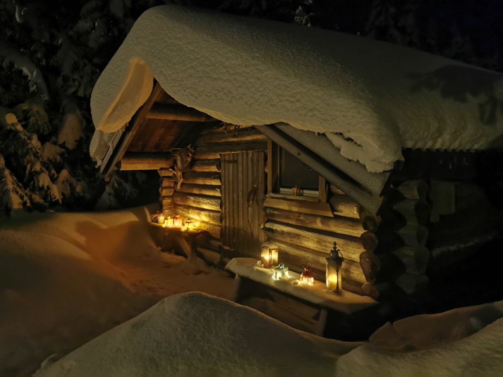 cabane en rondins rustique "Lazy Moose" avec une sensation de nature sauvage