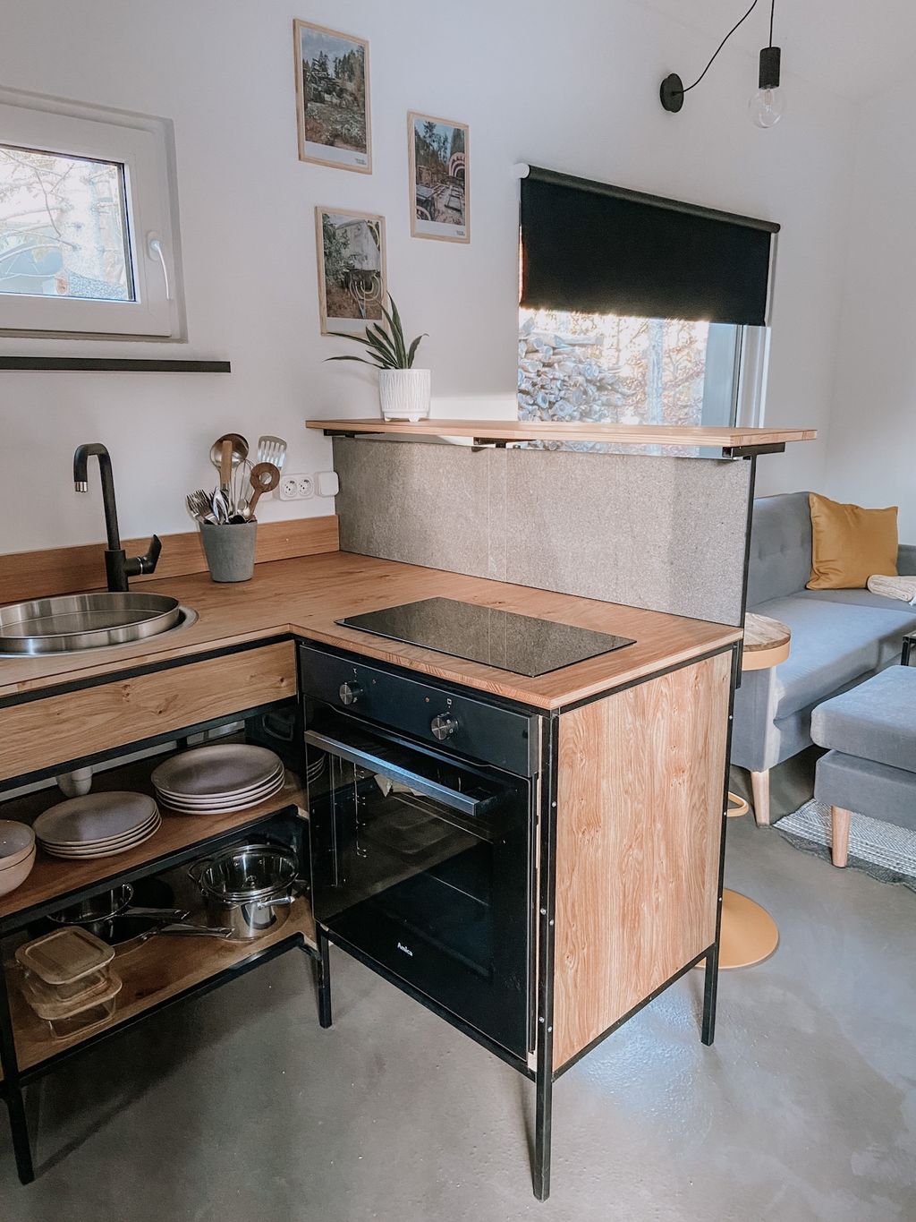 Trailer Cabin Lizzie- TinyLiving al borde del bosque y el lago