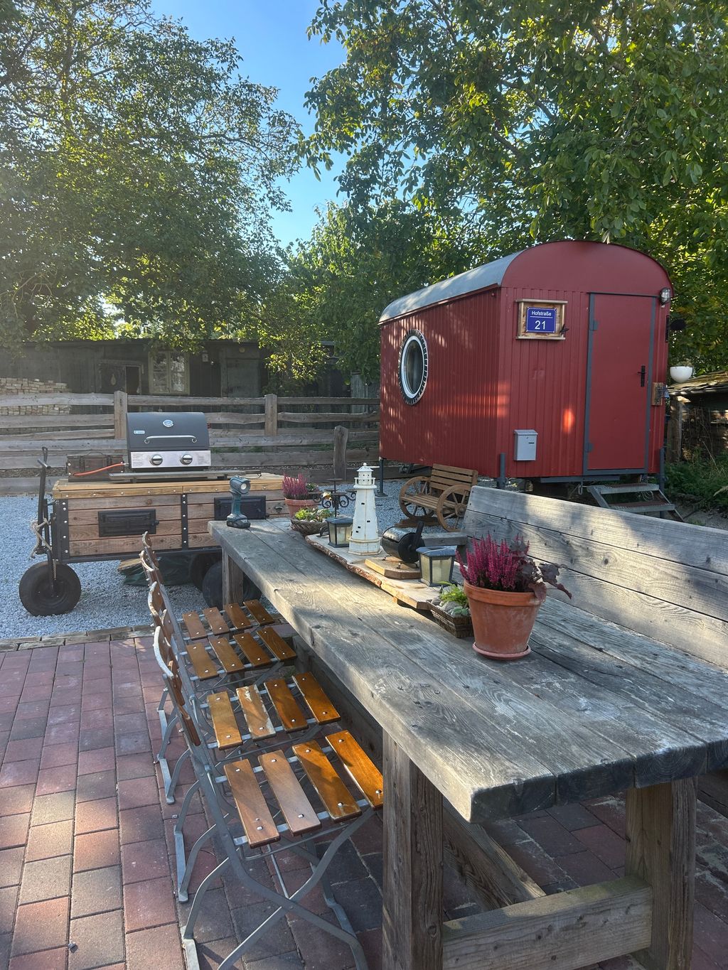 Camper aux portes de la chaîne de montagnes Darß-Zingster-Boddenkette