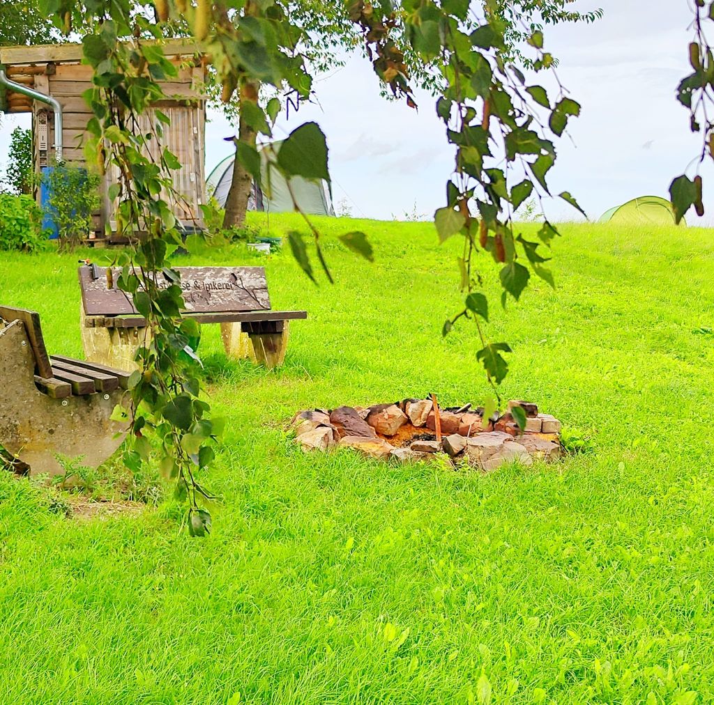 Large orchard meadow in the Weserberg(hinter)land