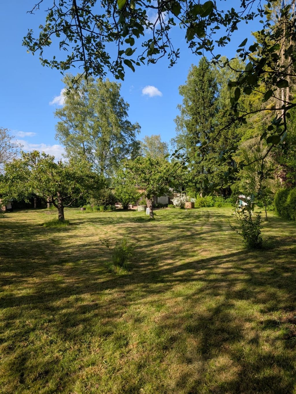 Jardin idyllique à proximité de la ville