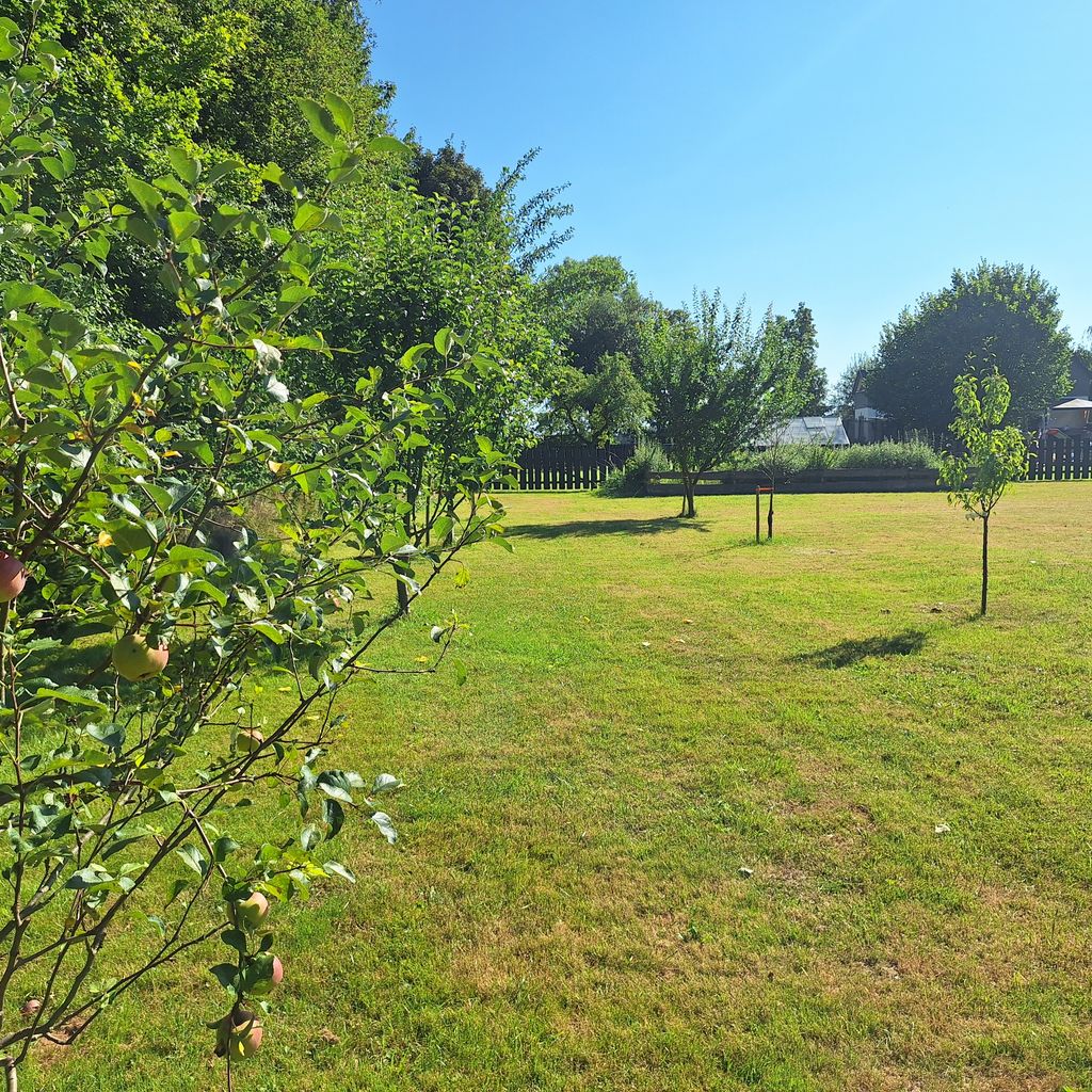 Camping am See am Fuße des Erzgebirges