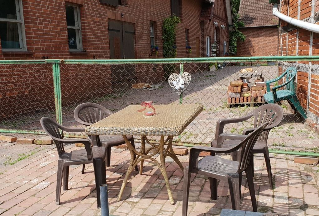 Einer der Sitzplätze