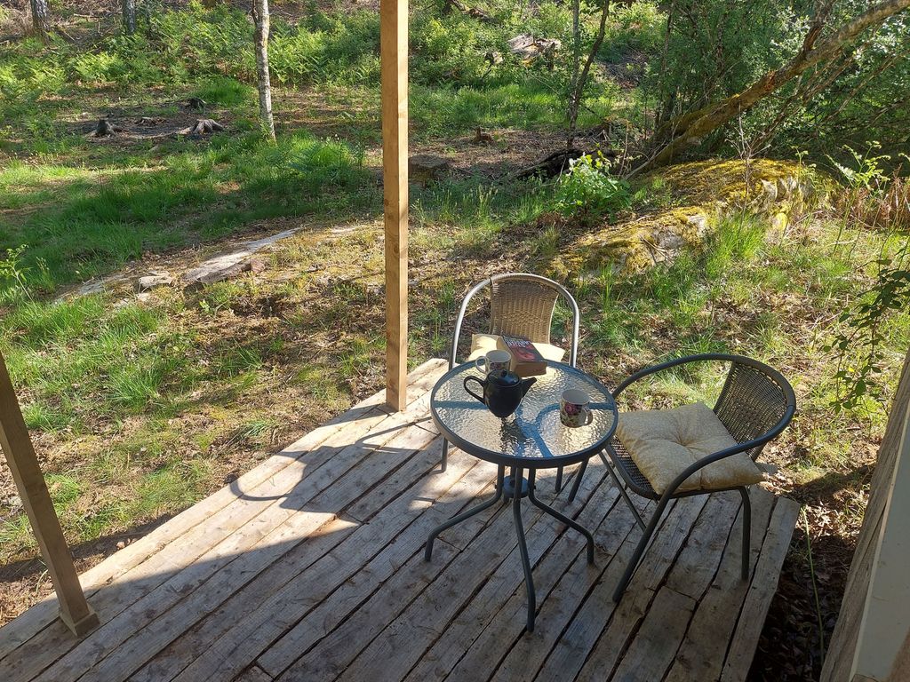 Tiny-House maison de vacances / Uggla Suède lac dans la forêt