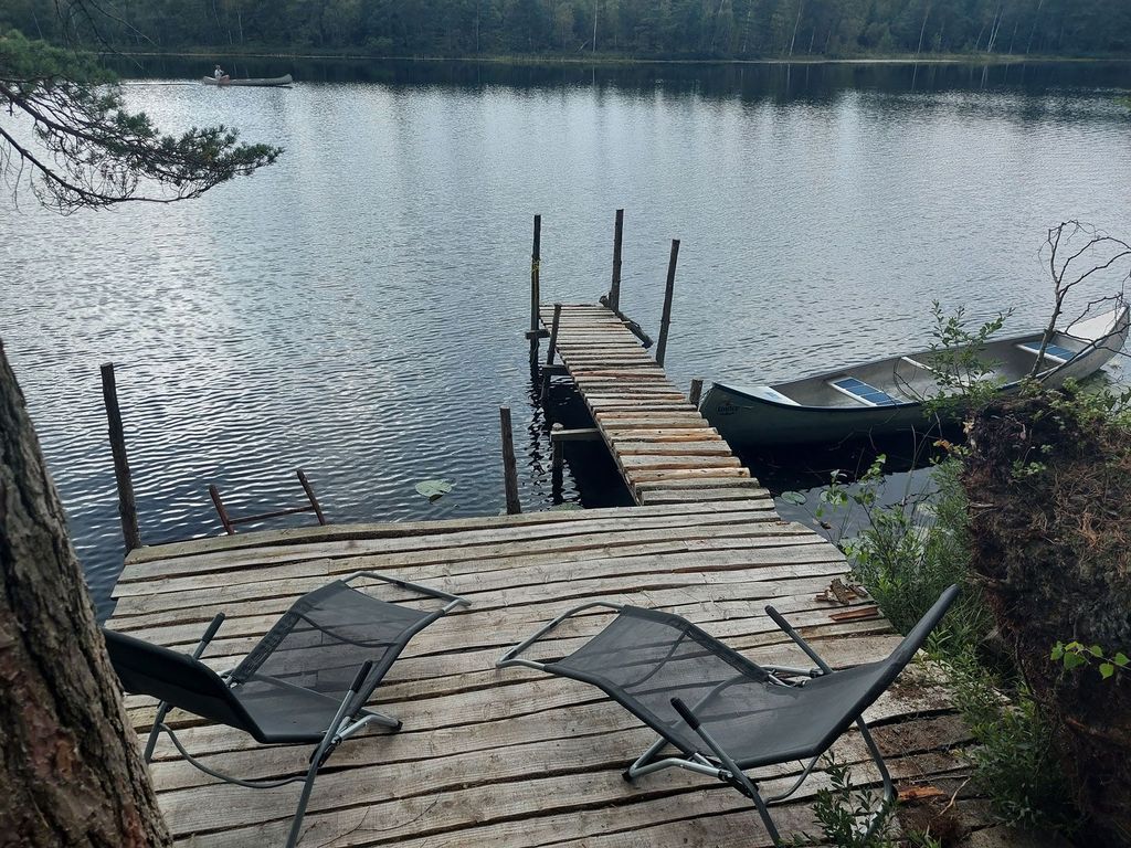 Tiny-House maison de vacances / Uggla Suède lac dans la forêt