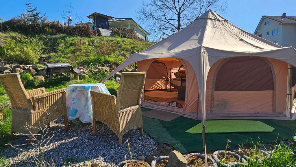 Yourte de glamping à Schlüchtern, dans l'arrondissement de Main-Kinzig 