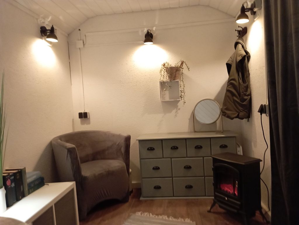 Acogedora caravana en la Heuerhaus Balkum