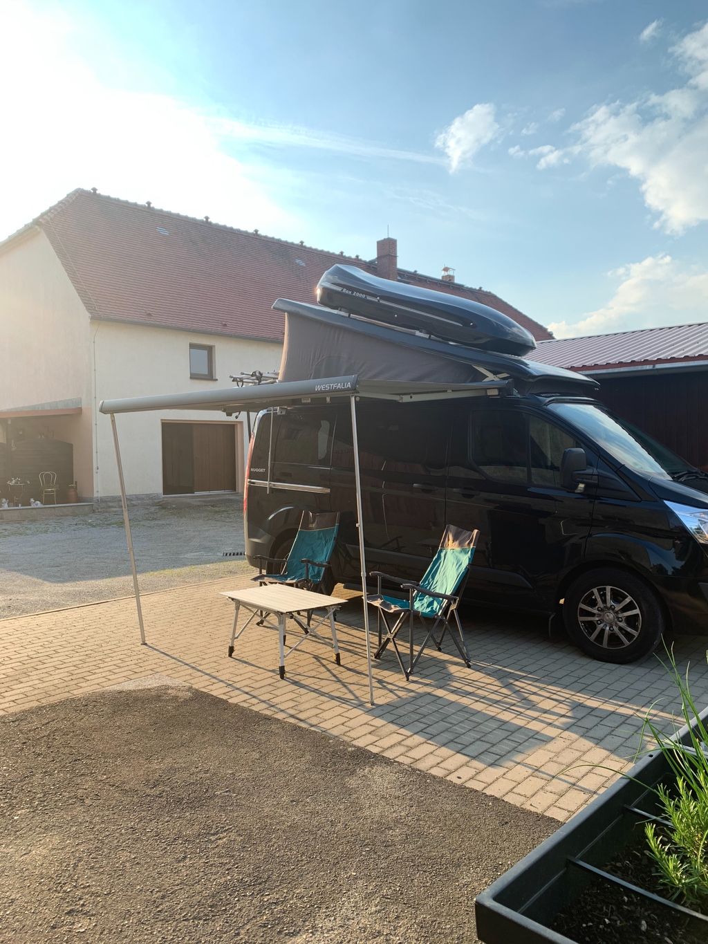 Acampar en Czorneboh, Alta Lusacia
