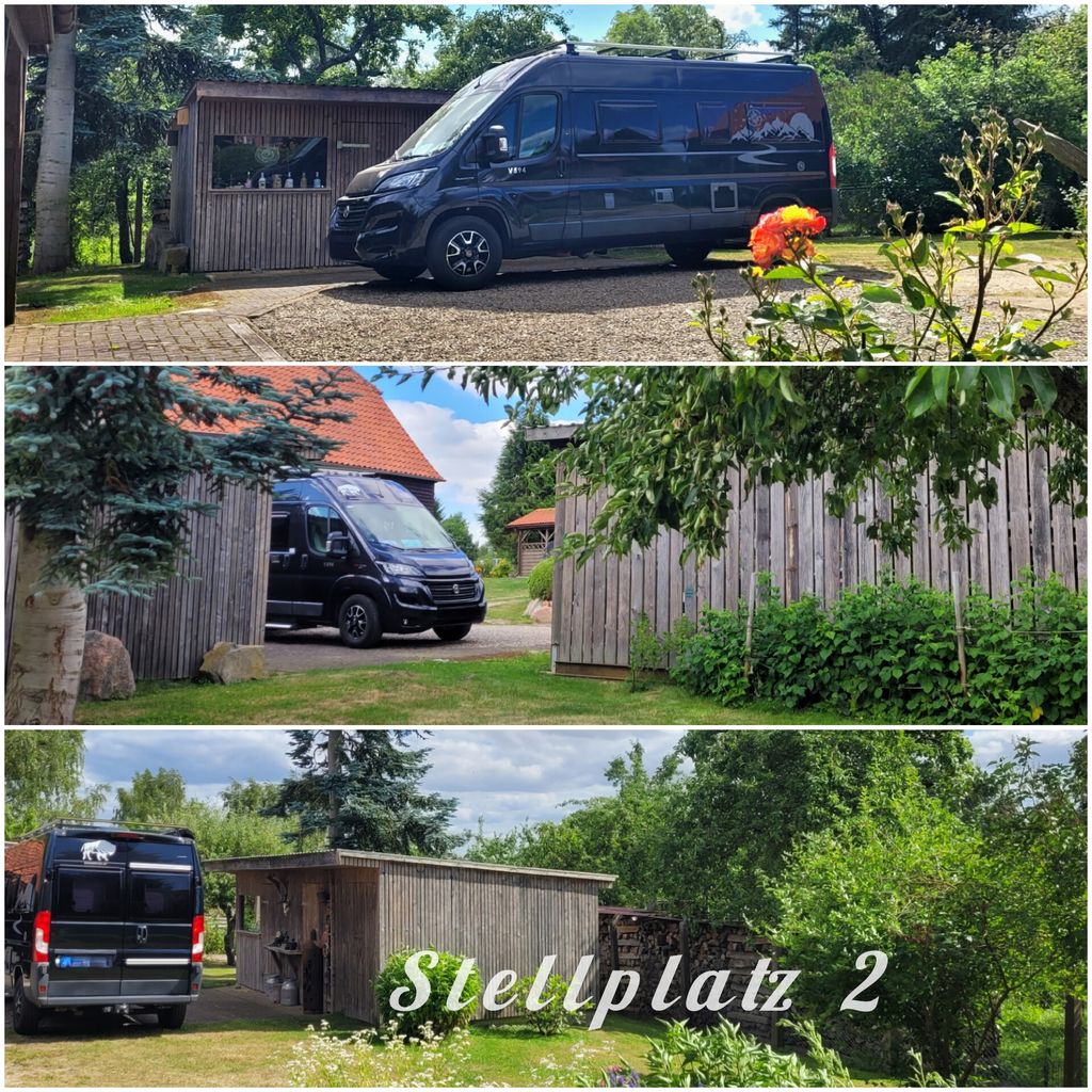 Sosta del camper presso il "Vecchio Fienile