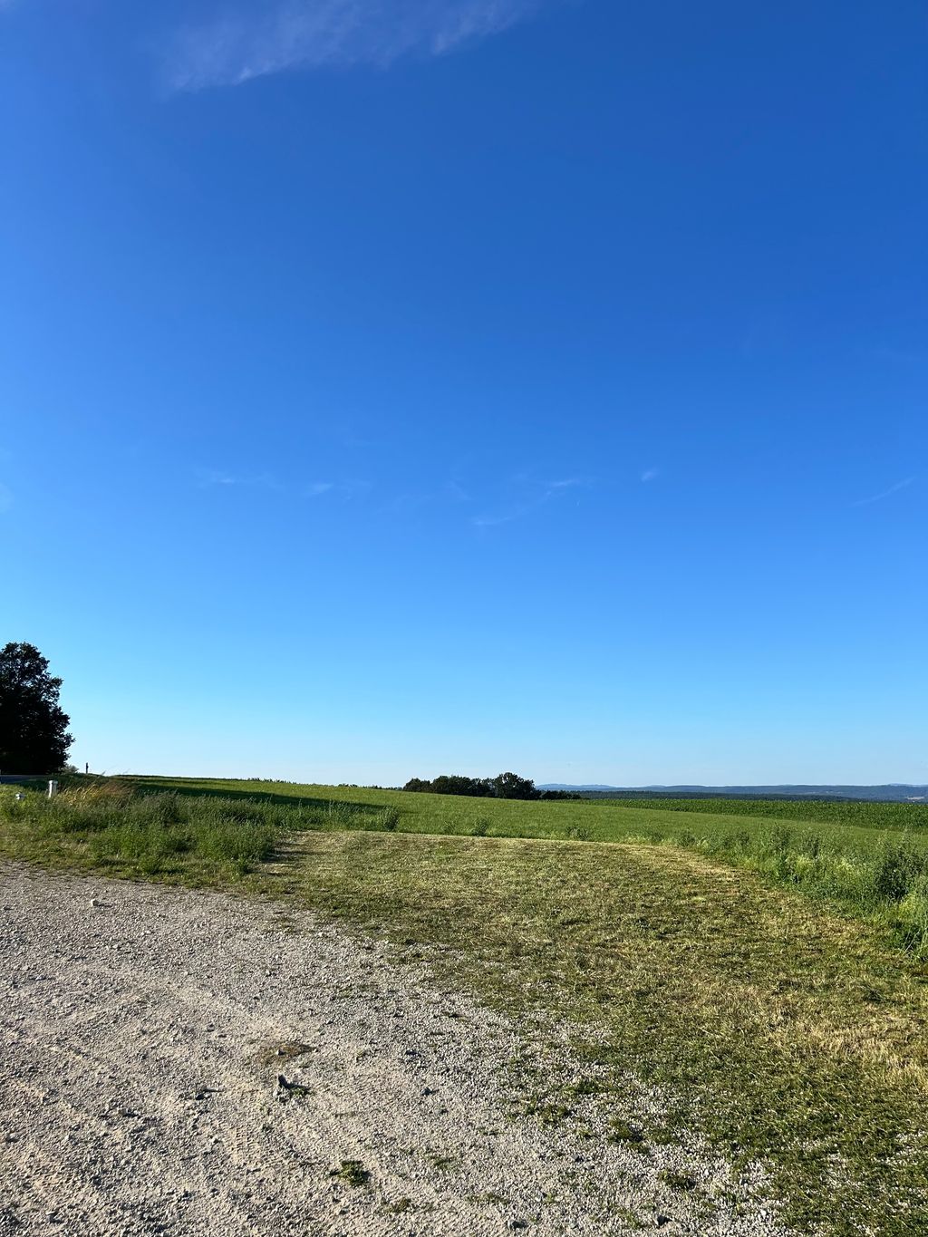 Pitch with view of Ochsenkopf and Schneeberg