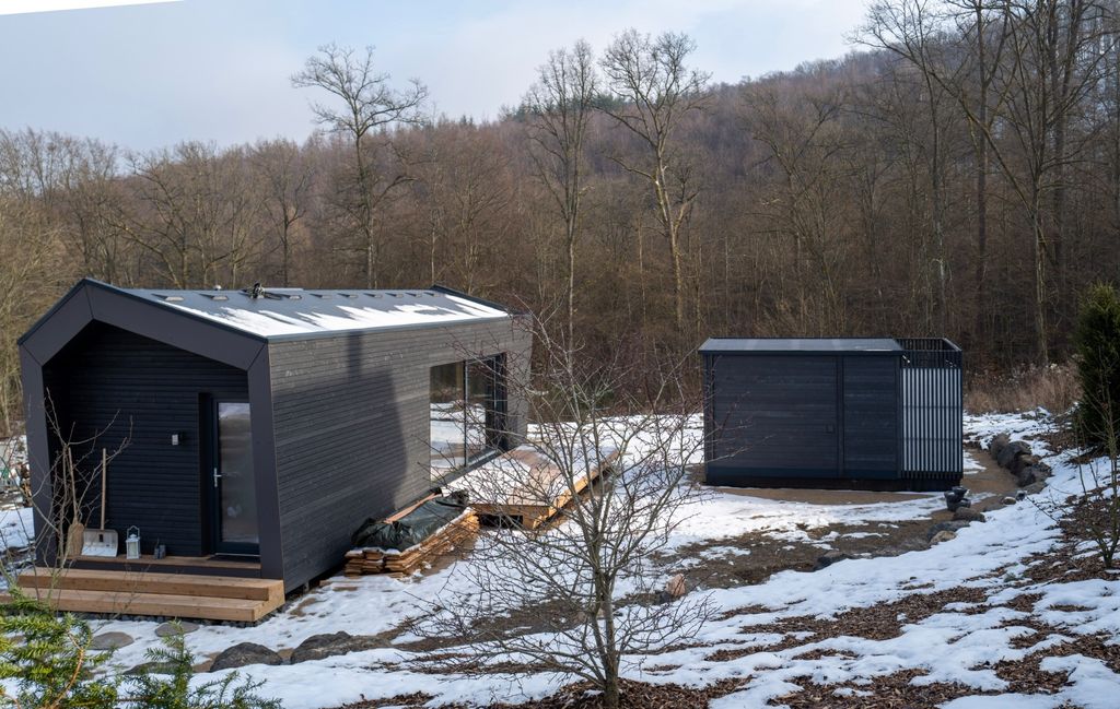 CabinWesterwald | sauna, 5G, e-charging station, forest edge