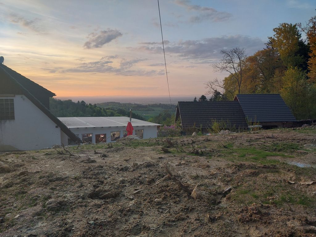 Panorama Campground with a view of the Rhine Valley