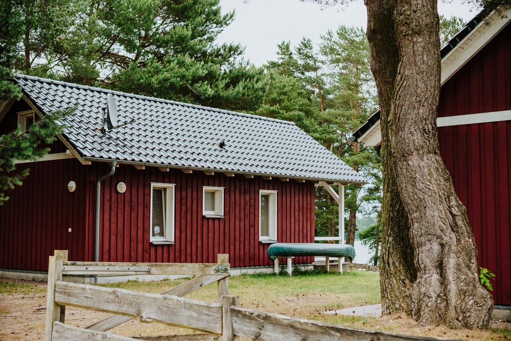 Swedish house with lake view
