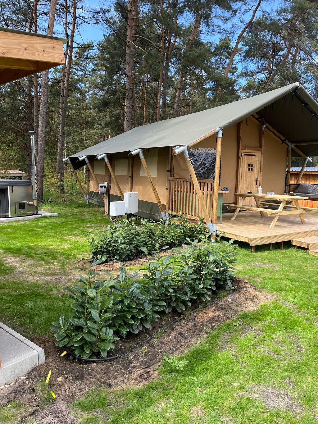 Tenda glamping Family-Lodge nella Landa di Luneburgo