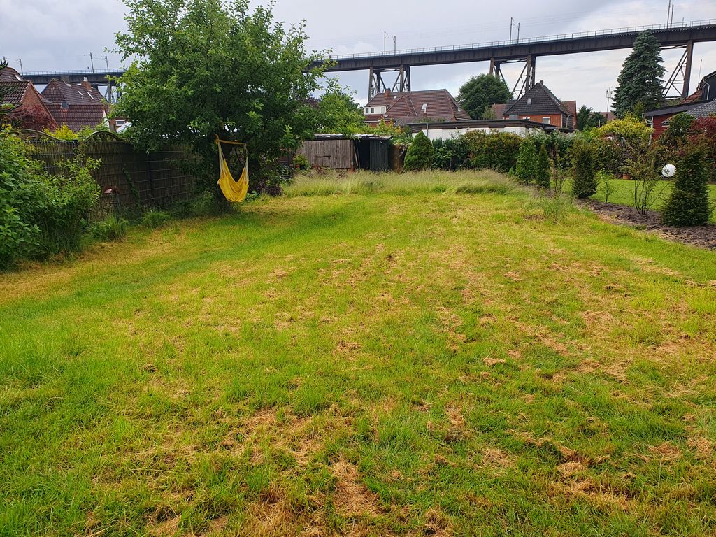 Schlafstelle an der Rendsburger Hochbrücke 