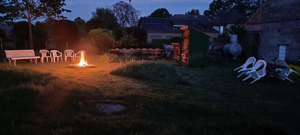 Feuer am Abend