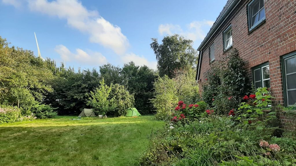Farm garden on the North Sea island of Pellworm