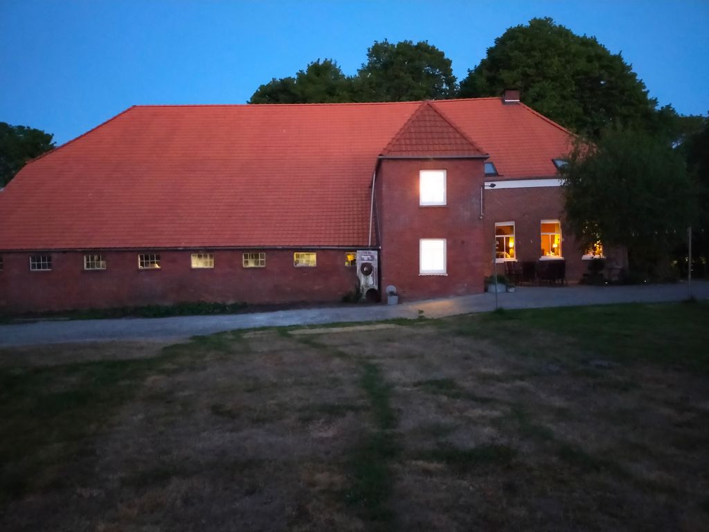 Pitch at the historic farm in East Frisia